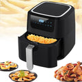 MJMLUCK friteuse à air chaud, 1400 W, 5 l, Noir, Friteuse à air, friteuses à air Chaud électriques, cuisinière antiadhésive sans Huile