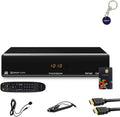 THOMSON téléviseur, 12 V, Noir, Récepteur TV Satellite HD + Carte TNTSAT V6 + Câble HDMI+ Câble + Déport IR
