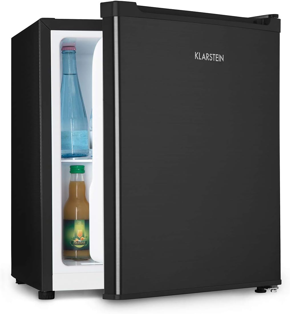 KLARSTEIN réfrigérateur, 46 litres., 46 L, 4 L, 41 dB, Noir, Snoopy Eco Mini- avec Congélateur, Compartiment Congélateur