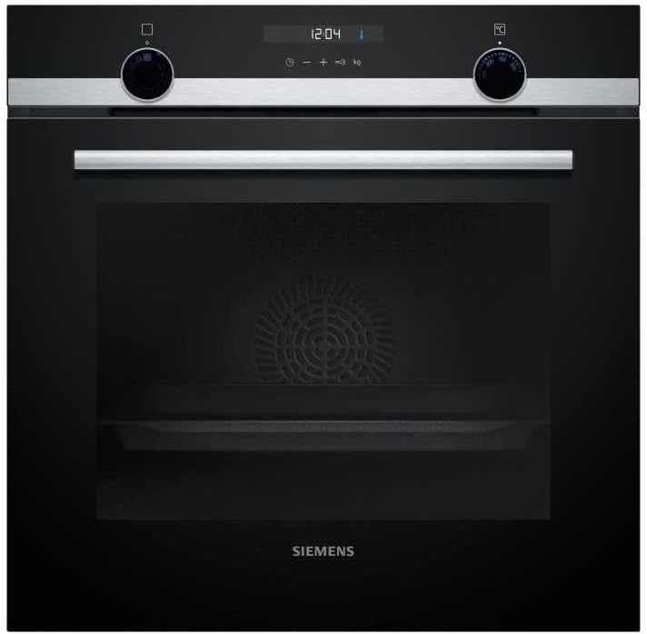 SIEMENS Fours encastrables, 71l, 60 cm, Argenté, Four Intégrable Multifonction Inox - HB557GBS3F