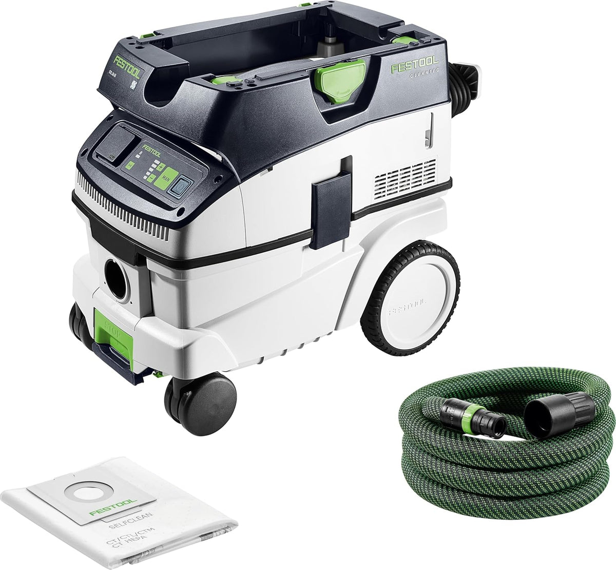 Festool aspirateur eau et poussière, Blanc/Gris, Aspirateur Professionnel CTL 26 EI