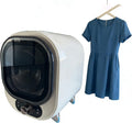 lave-linge, 0,8 kg, 35 dB, Blanc, Mini sèche-linge compact, portable, 2 modes de séchage à air froid/chaud