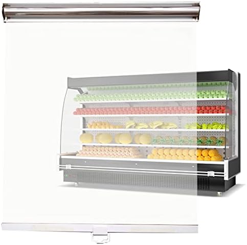 Store réfrigérateur, Transparent, enrouleur en plastique pour supermarché, vitrine de légumes, s verticaux réfrigérés