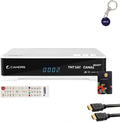 Cahors téléviseur, Noir, Pack Récepteur TV Satellite Full HD + Carte d'accès TNTSAT V6 + Câble HDMI