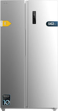 Cecotec réfrigérateur, 562 L, Argenté, américain Bolero CoolMarket SBS 562 Inox E. inoxydable, Total No Frost