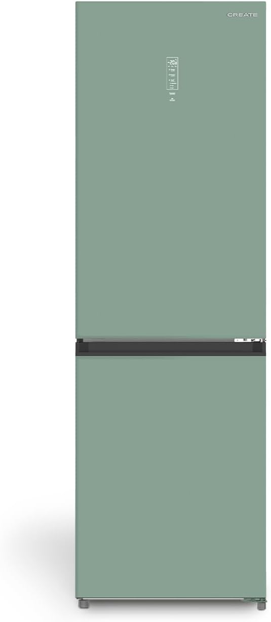 CREATE réfrigérateur, 402 L, 60 x 63,8 x 190,9 cm, 158 W, Vert, / FRIDGE STUDIO COMBI PRO 402 / combiné sauge / /No frost
