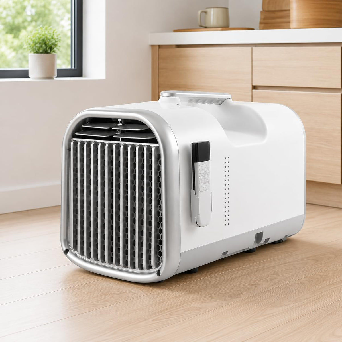 climatiseur portable adeproptitysed, 220 V, Environ 42 dB, 5100 BTU, 42 dB, Blanc, Climatiseur Mobile Compact à Compresseur