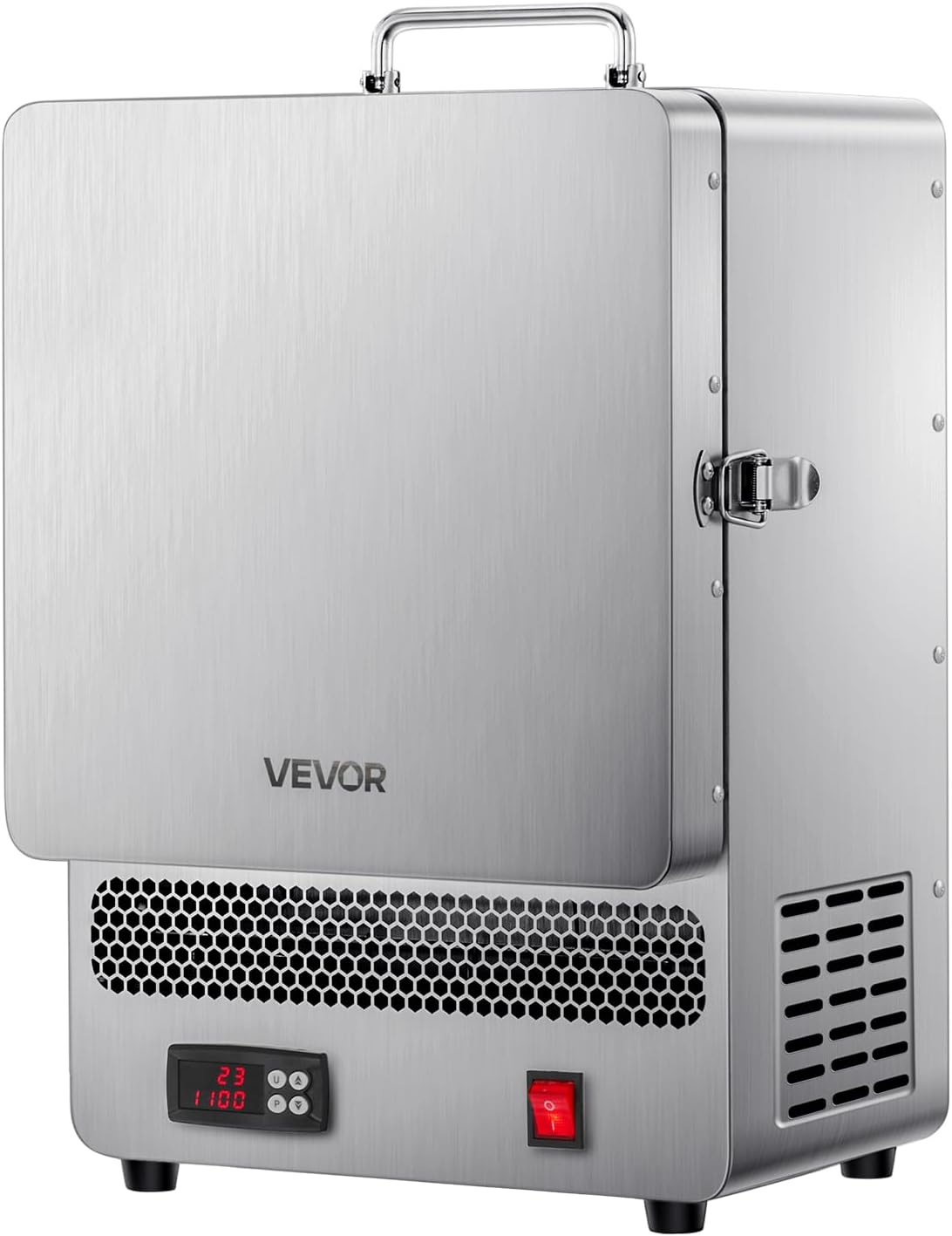 VEVOR Loisirs créatifs, 1500 W, Argenté, Four de fusion de table, four de fusion d'or électrique en acier inoxydable
