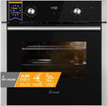 KKT KOLBE four encastrable, 60 cm, 70 L, 3 kW, Noir/Argenté, AirFryer avec fonction Air Fry, nettoyage catalytique