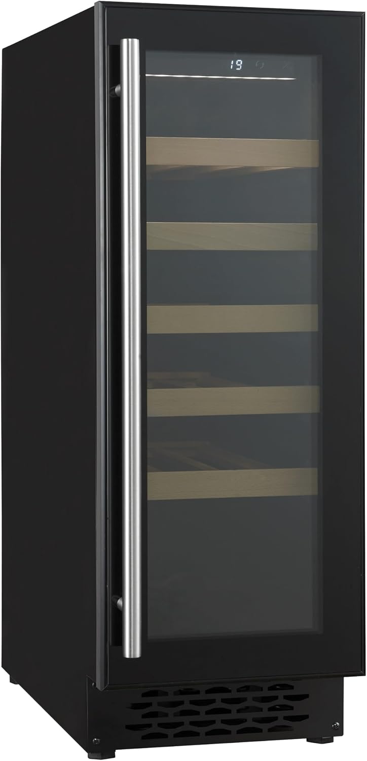 CombiSteel Caves à vin, L 295 x P 570 x H 820 mm, 50 L, Noir, Cave à Vin 20 Bouteilles Zone