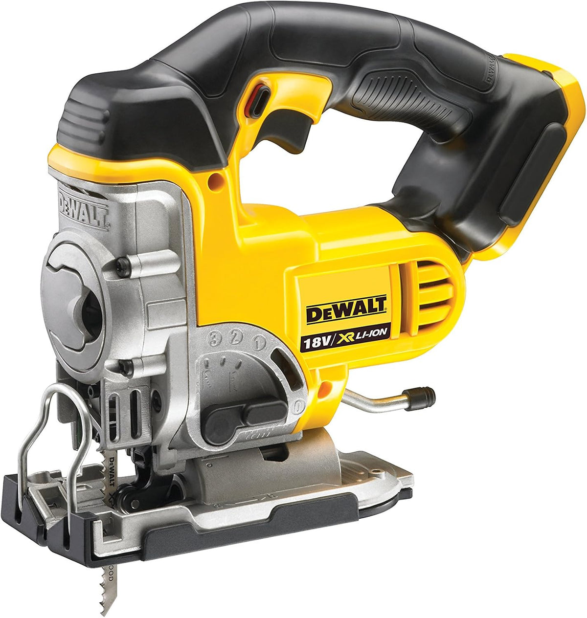 DEWALT Scies sauteuses, 18 V, 26 mm, 3000 tr/min, 135 mm, 10 mm, Noir/Jaune