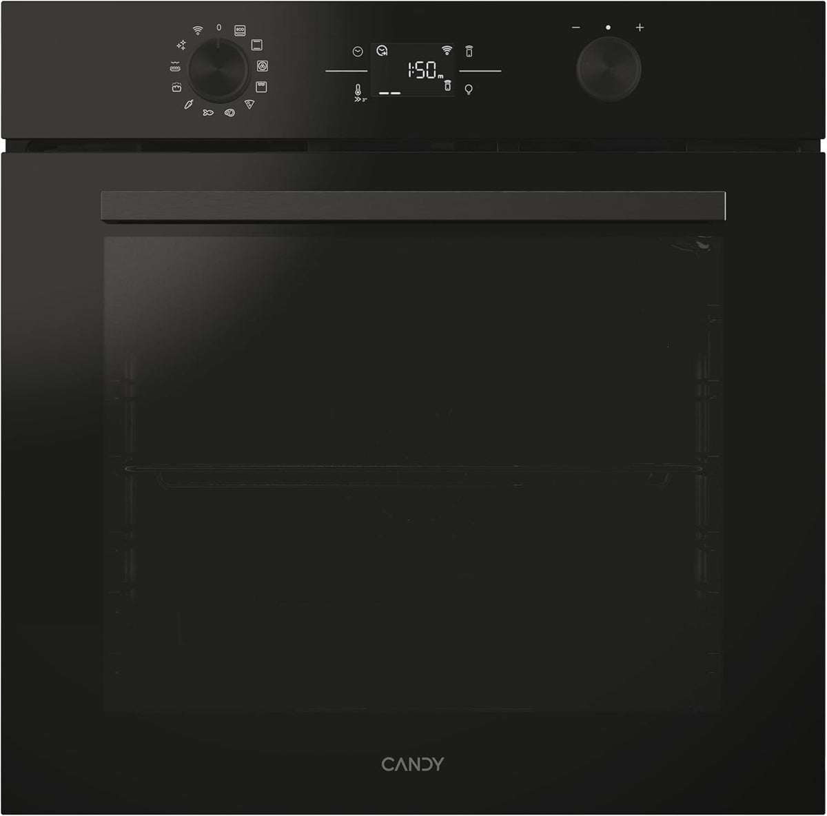 CANDY Fours encastrables, 78 L, 3300 W, Noir, C-Bake 600 CA6 N3B3YTB, Four multifonction, 1 plateau et 1 grille