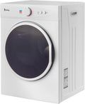 LEADZM Sèche-linges à évacuation, 1020 W, 3KG, Blanc, sèche linge pompe a chaleur, affichage pour différents modes de séchage