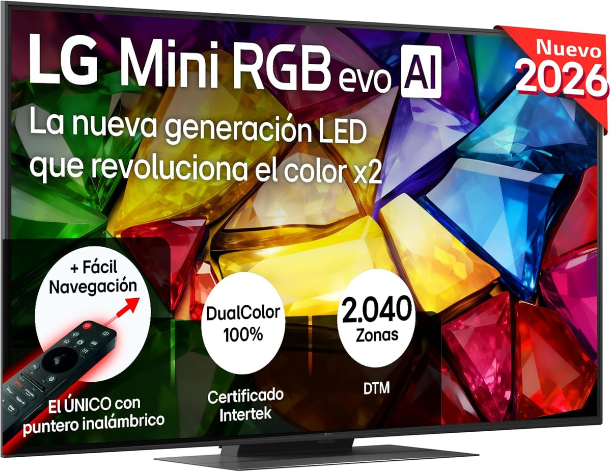 LG téléviseur, 139 cm, Noir, TV MRGB AI 2026, 55MRGB88, 55'' ( )