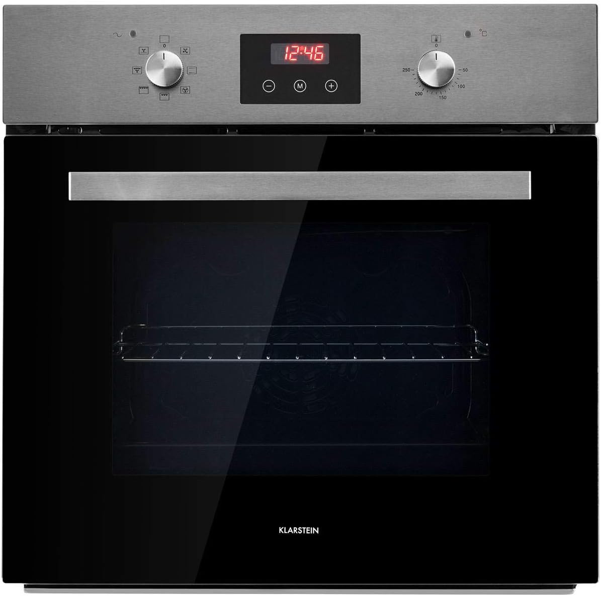 KLARSTEIN four encastrable, 68 Litres, 59,5 cm, Noir, Kalahari - Électrique, Classe d'Efficacité Énergétique A