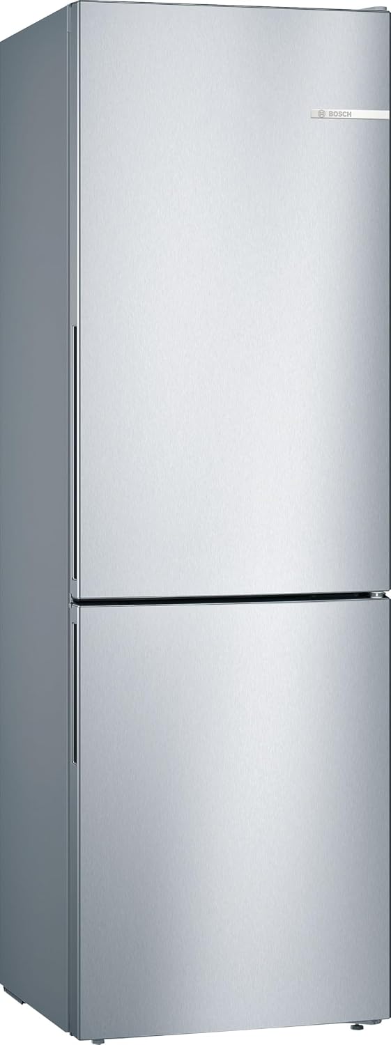 Bosch réfrigérateur, 186 x 60 cm, 214 L, Argenté, KGV36VLEAS Série 4 - combiné, pose-libre, éclairage LED