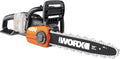 WORX tronçonneuse, 40 V, 4 Ah, 35 cm, 8 m, Gris/Noir, - sans fil - - WG384E - guide, /s (Livrée avec batterie et chargeur