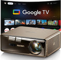 Aurzen téléviseur, 20 W, Noir, EAZZE D1 Max Vidéoprojecteur 4K Supportée, Google TV 14.0 ＆ Netflix, 1000 ANSI