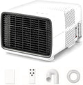 QITUJOUR climatiseur portable, 398,78 × 299,72 × 254 mm / 15,7 × 11,8 × 10 pouces, Blanc, Climatiseur Mobile pour Camion