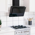 Homgoday Hottes aspirantes, 60 x 31 x (78-108) cm (L x P x H)., 180 W, 220-240 V ~, 50/60 Hz, 60 cm, noir