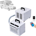 RSPPPJQ bureau, 3000 BTU, 130 m, Blanc, Climatiseur split, unité AC de camping avec WiFi et télécommande, minuterie 12 heures