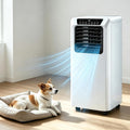 climatiseur portable Dfdieratve, 9000 BTU, Noir, Unité de Climatisation Mobile avec Écran Tactile, 3 Vitesses de Ventilation