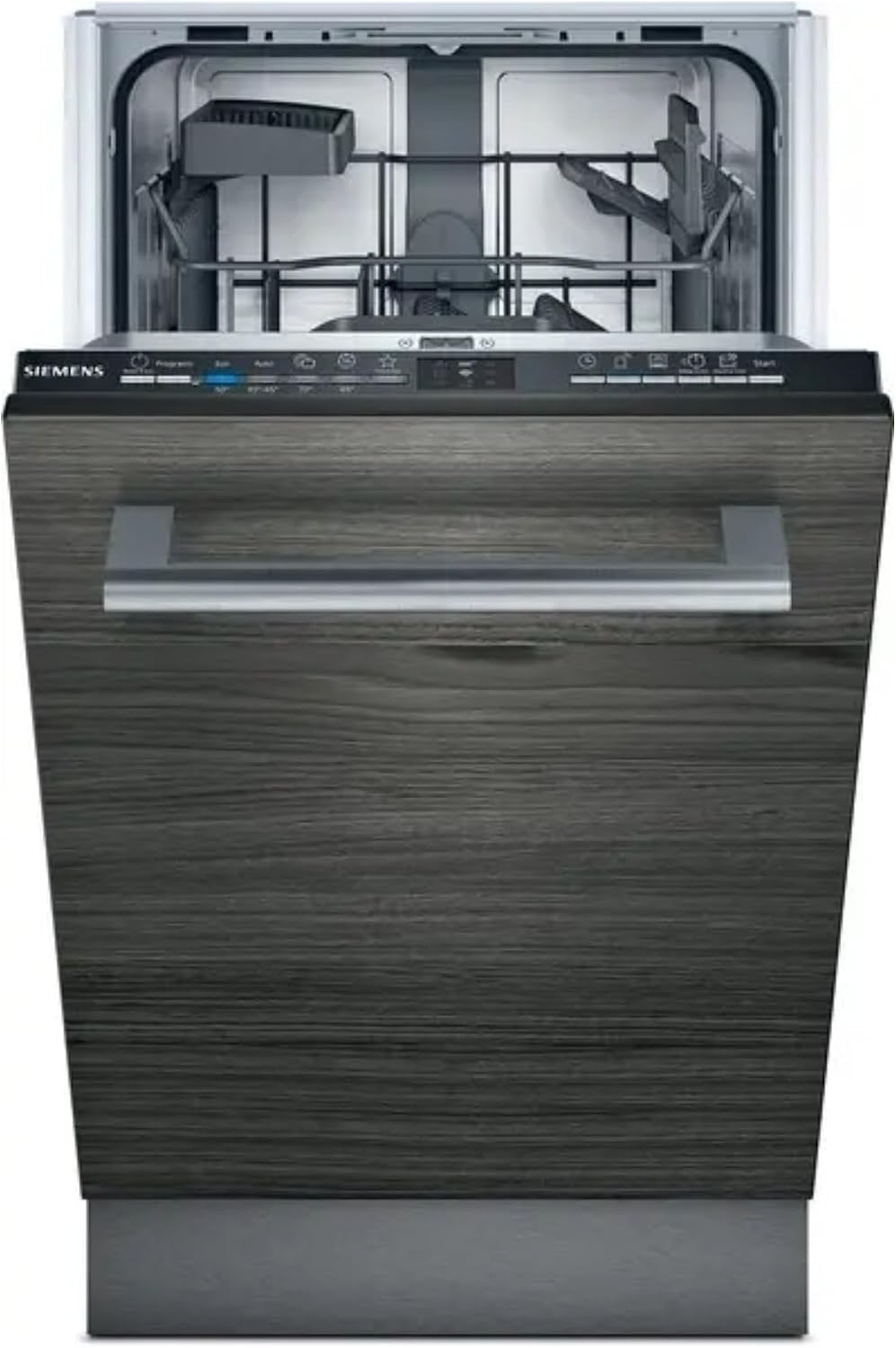 SIEMENS Lave-vaisselles standards, 45 cm, Noir, SR61IX05KE iQ100 Lave-vaisselle entièrement intégré, panier à couverts