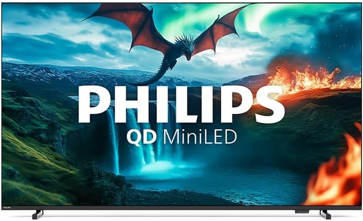 PHILIPS téléviseur, Noir, TV 55 MINILED SMART TITAN HDR UHD 4K