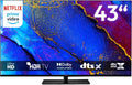 MEDION téléviseur, 43 Pouces, 108 cm, Noir, TV ( ) Television (Smart TV, Dolby Vision HDR, Prime Video, Dolby Atmos