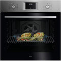 AEG Fours, 72 l, Argenté/Gris, Four multifonction encastrable OU5AB20SM, série 5000, SurroundCook, 9 programmes