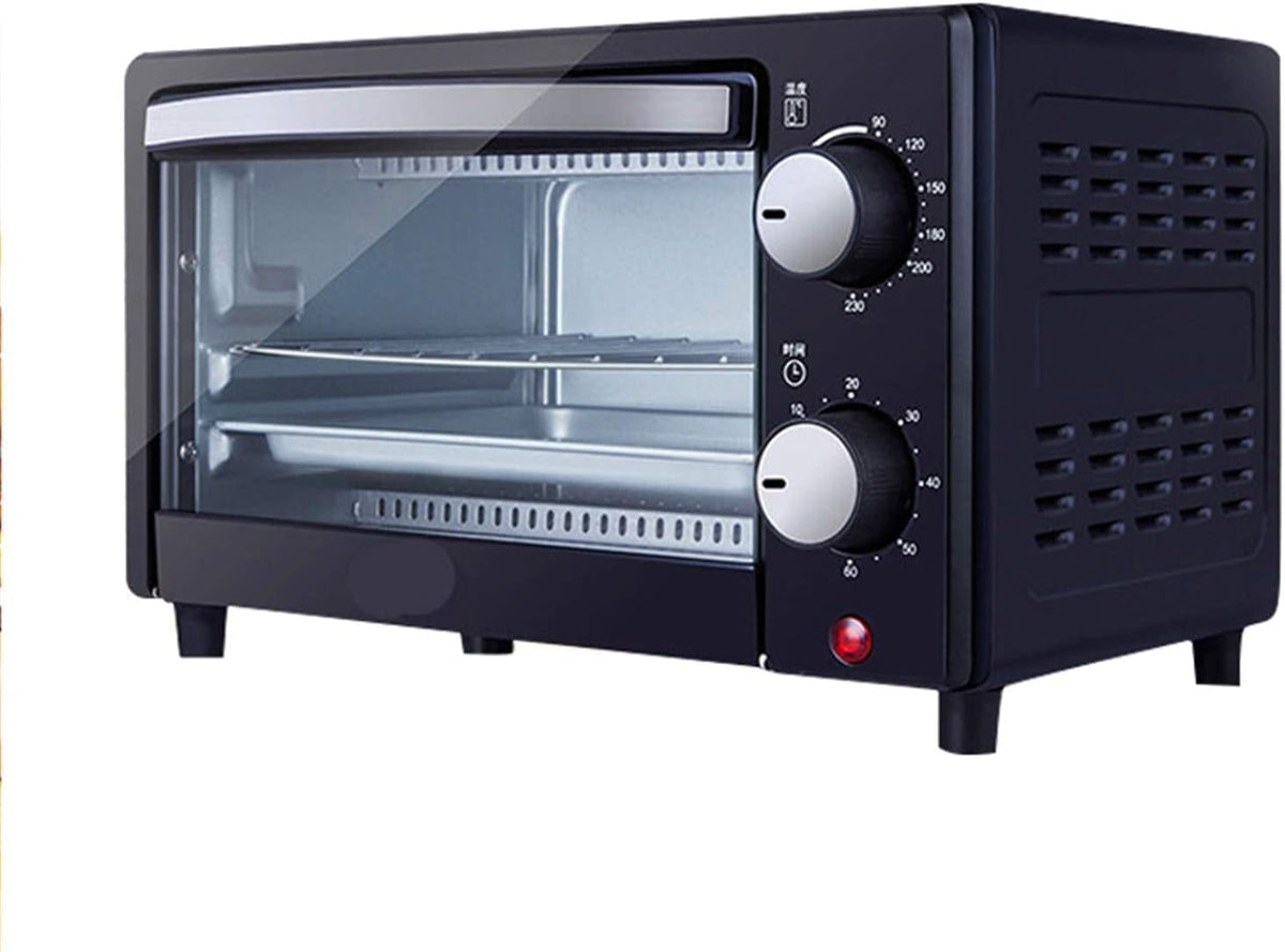 RKYRRKI Mini fours, Argenté, Four double four intégré, Cuisinière halogène à convection en acier inoxydable