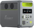 FOSSiBOT groupe électrogène, 1024 Wh, 1200 W, 2400 W, Gris/Noir, F1200 Station électrique portable, Camping avec un Véhicule de Loisirs