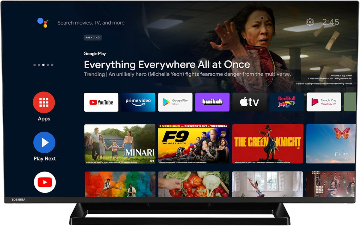 Toshiba épilateur à lumière pulsée, 100 cm, Noir, 40LA3E63DAZ ( (40 Zoll), Triple Tuner, SmartTV)