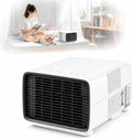 climatiseur portable GZGHRZQS, 398,78 × 299,72 × 254 mm / 15,7 × 11,8 × 10 pouces, 2700 BTU, 280 W, 45 DB, Blanc, Climatiseur Mobile Compact