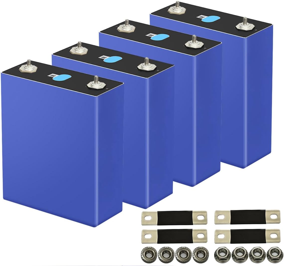 HiXiMi batterie, 3,2 V, 280 Ah, Bleu, LiFePO4 - au lithium EVE - à cycle profond - Alimentation pour camping-car