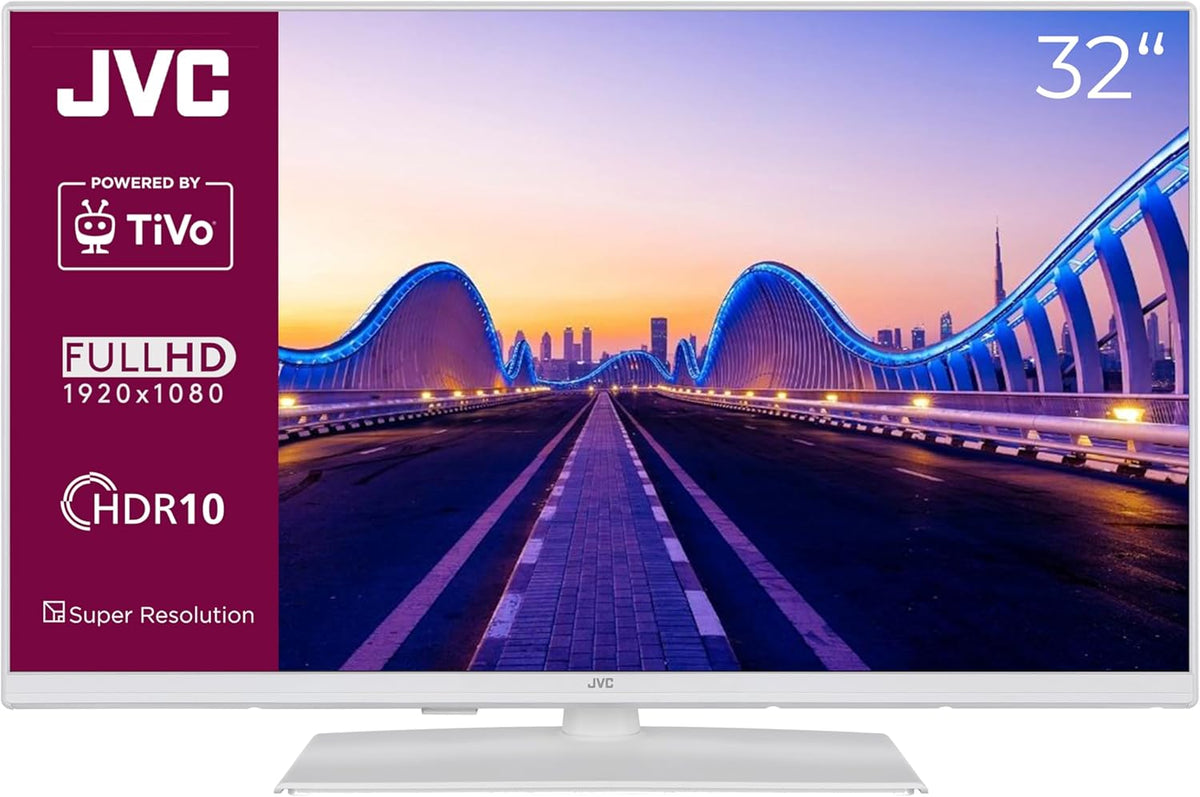 JVC téléviseur, Noir, TiVo LT-32VF5355 W Smart TV 32' (Full HD, Triple Tuner, 6 Mois HD+ Inclus)