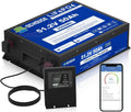 DCHOUSE batterie, 48 V, 50 Ah, Bleu/Noir, LiFePO4 pour chariot de golf, BMS 50 A intégrée, au lithium avec cellules de classe A