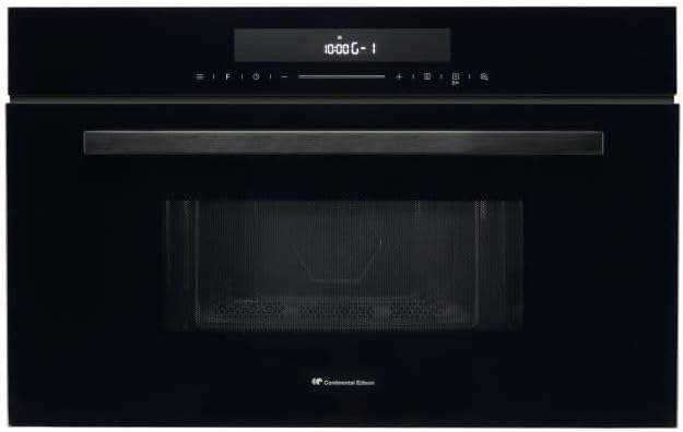 Continental Edison Multifonction, 1450 W, 34 L, 59,5 x 38,3 x 49,2 cm, Noir, Four à micro-ondes encastrable - - - -Combiné Gril - CEMO34CEB3