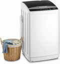 ROVSUN lave-linge, 7 kg, 70 dB, 51 × 47 × 87 cm, Blanc, Machine à laver à chargement par le dessus, minuterie 24 H