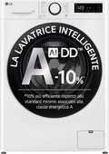 LG lave-linge, Blanc, libre installation F4R3011NSWB AI DD Steam