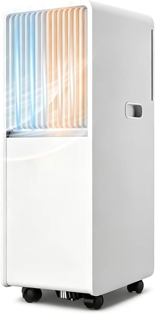 Climatiseur climatiseur portable, 14000 BTU, 700 m, Blanc, portable - Refroidit jusqu'à ² - Unité AC avec télécommande