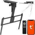 Maclean téléviseur, 86 Pouce, 55 kg, Noir, Support de Plafond électrique pour TV 43- jusqu'à