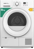 SVAN Sèche-linges avec pompe à chaleur, 8 Kg, 700 W, Blanc, Sèche-linge Pompe à Chaleur, Charge avant, SSB802ED