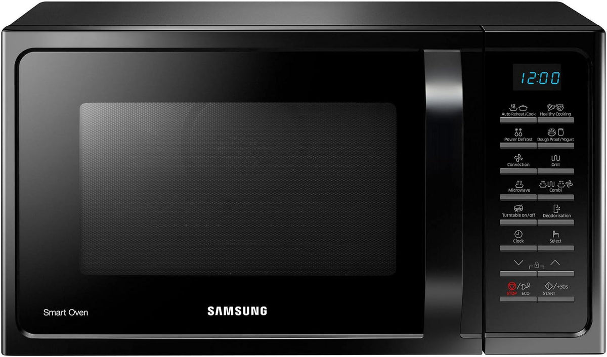 Samsung Classique, Noir/Argenté, Micro-ondes combiné MC28H5015CK