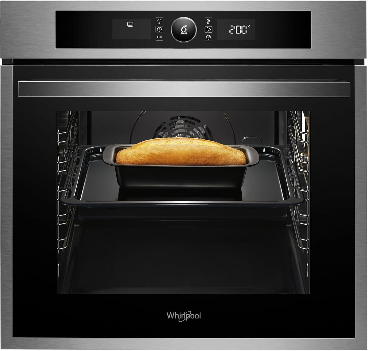 Whirlpool Fours encastrables, 73 L, 2000 W, Argenté, AKZ9 7891 IX A Acier inoxydable