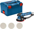 Bosch Professional Ponceuses excentrique, 750 W, 150 mm, Bleu/Gris, ponceuse excentrique GET 75-150 (puissance