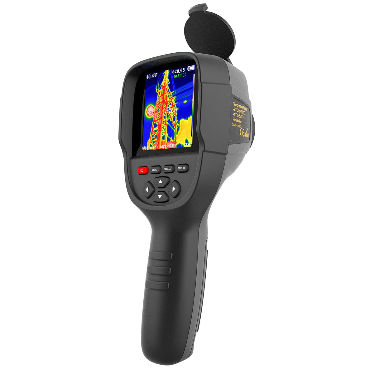 Hti-Xintai Imageurs thermiques, 256X192, Noir/Gris, IR Caméra thermique portable HT-18+ à haute résolution de HTI avec 25 HZ