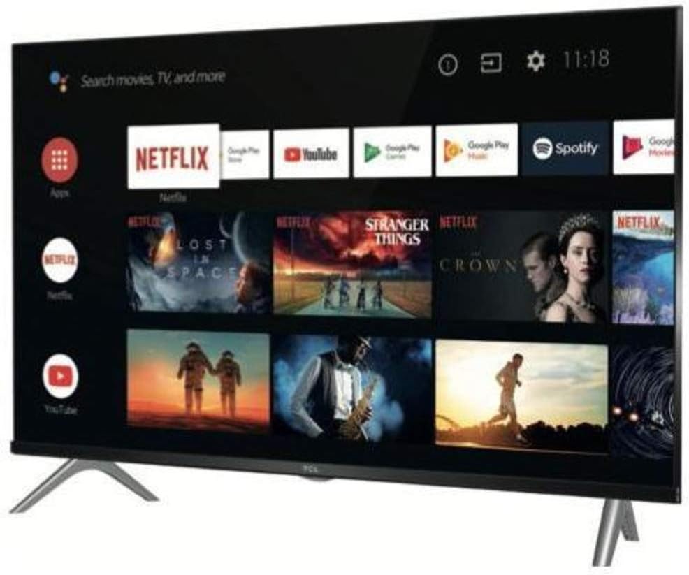 TCL téléviseur, 32', 2100 W, 220-240 V, Noir, 720p TV LED 32S615 32 HD 2021