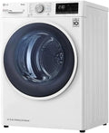 LG Sèche-linges avec pompe à chaleur, 8 kg, Blanc, RH80V9AVHN Sèche-linge - Pose libre, Chargement frontal