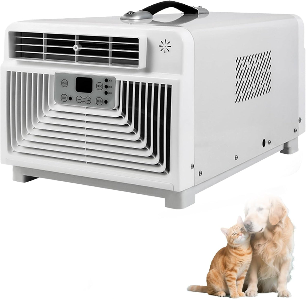 climatiseur portable SENODON, 398,78 × 299,72 × 254 mm / 15,7 × 11,8 × 10 pouces, 45 dB, 2700 BTU, 280 W, Blanc, Silencieux